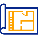 Construction blue print